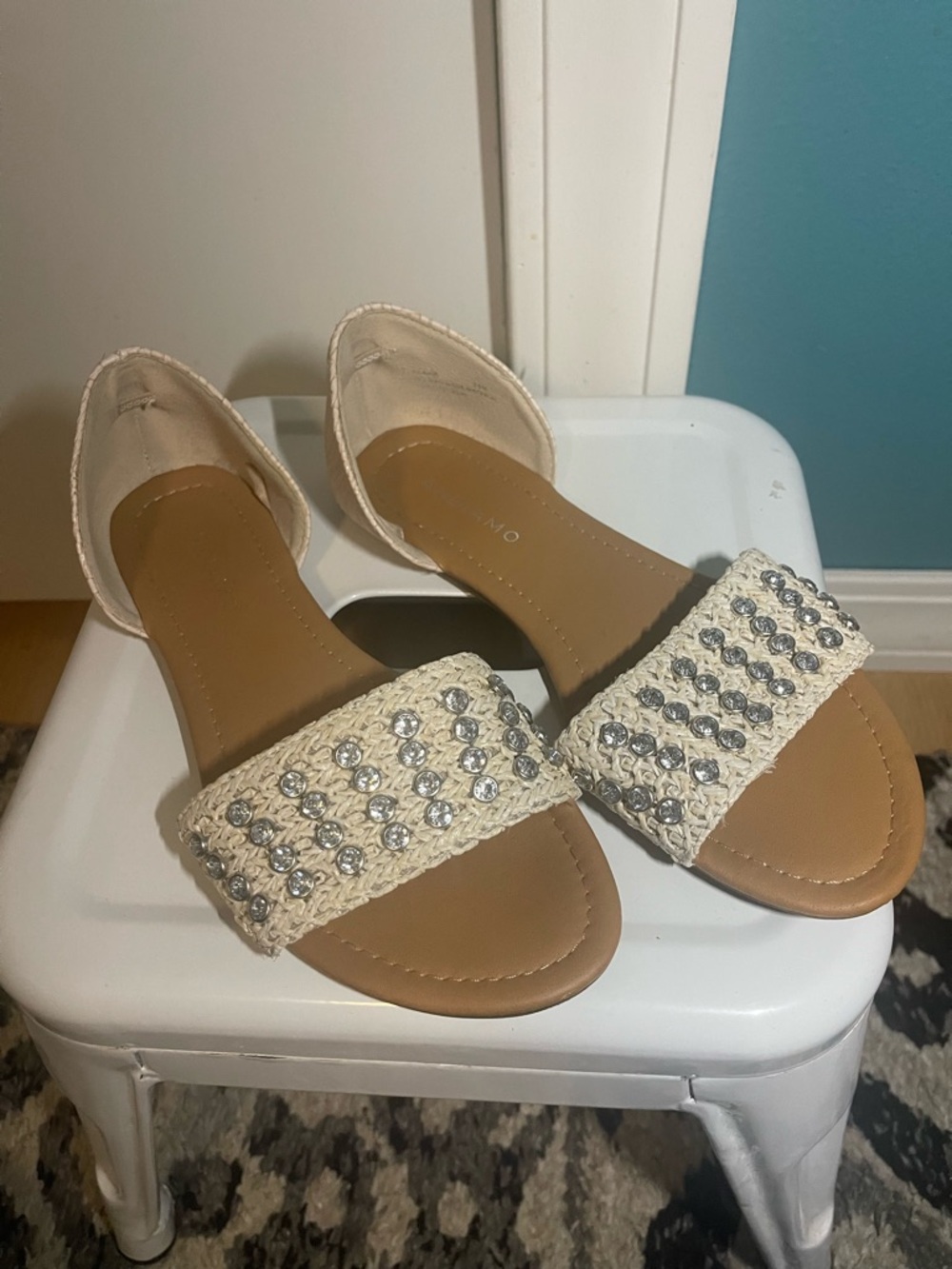 Sparkle Crochet Strap Women’s Sandals